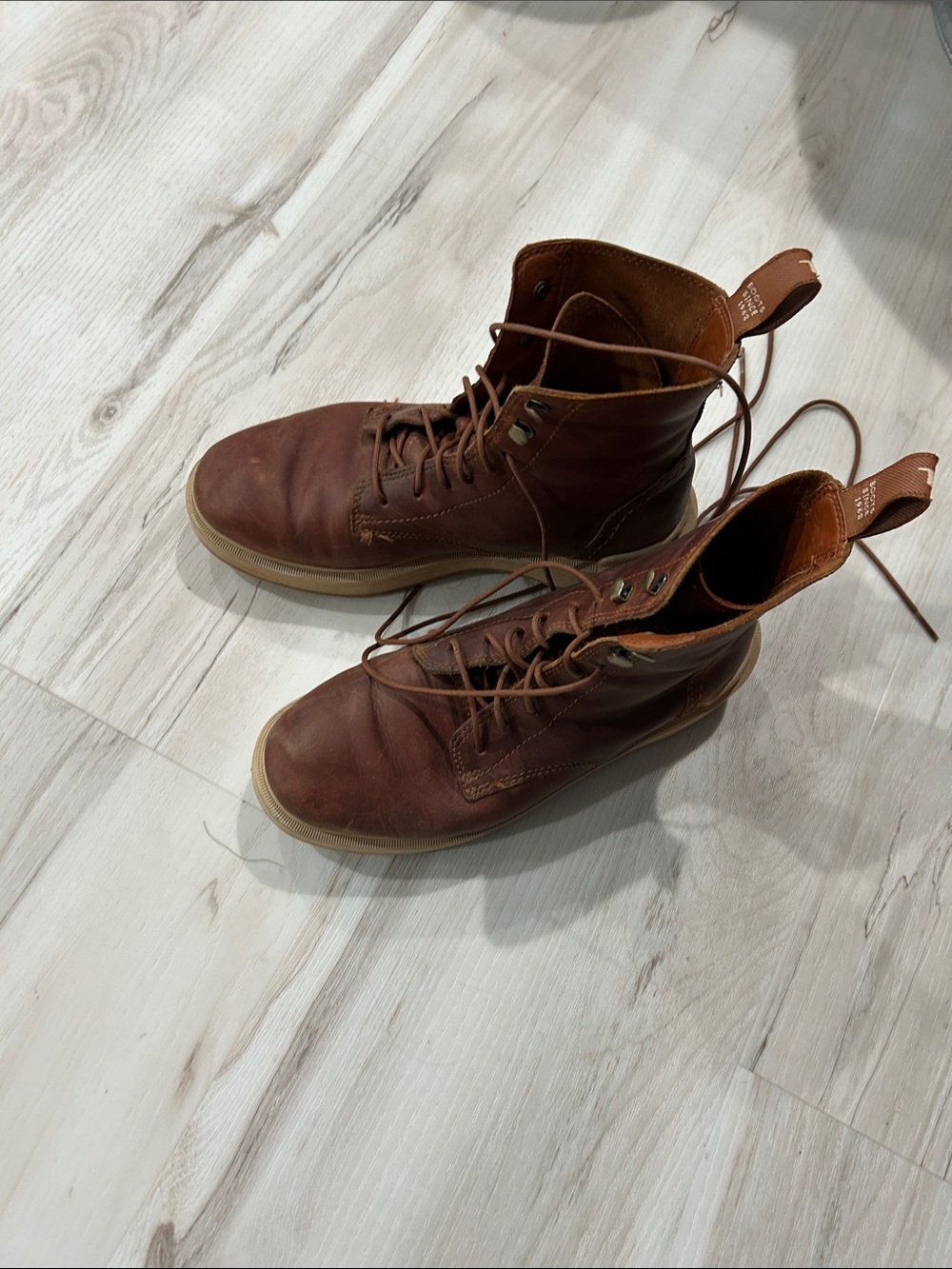 Sorel Women’s Brown Leather Lace-Up Boots